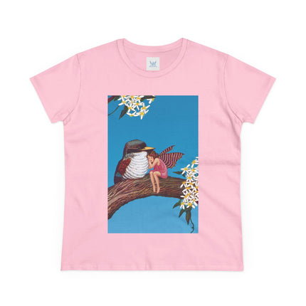 Magnolia Fairy and the Woodland Bird Cotton Tee