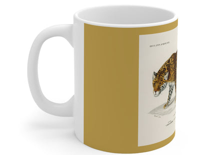 Jaguar by Charles Dessalines D' Orbigny Ceramic Mug 11oz