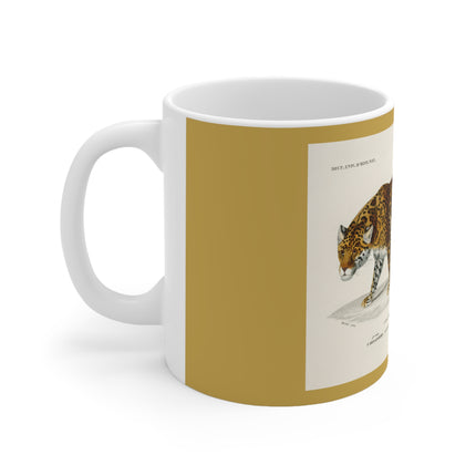 Jaguar by Charles Dessalines D' Orbigny Ceramic Mug 11oz