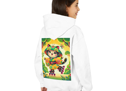 Firefly Dance on Wheels Youth Heavy Blend Hooded Sweatshirt