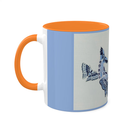 One Thousand Butterflies by Kamisaka Sekka Colorful Mugs, 11oz