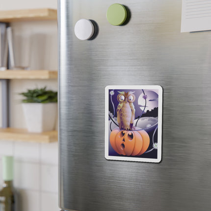 The Startled Pumpkin Die-Cut Magnets (5 Sizes)