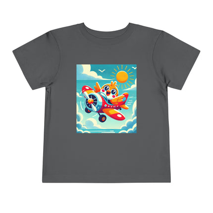 Joyful Bird Aviator Toddler Short Sleeve Tee