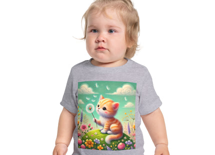 Kitten’s Whispers of Spring Baby Short Sleeve T-Shirt