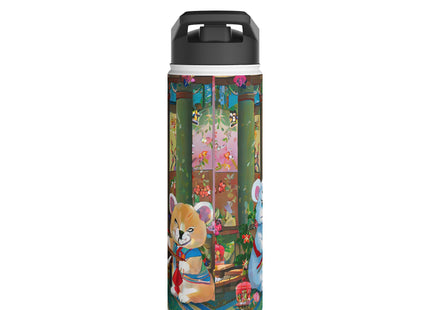 Melodies of the Snow Lion Cub Stainless Steel Water Bottle
