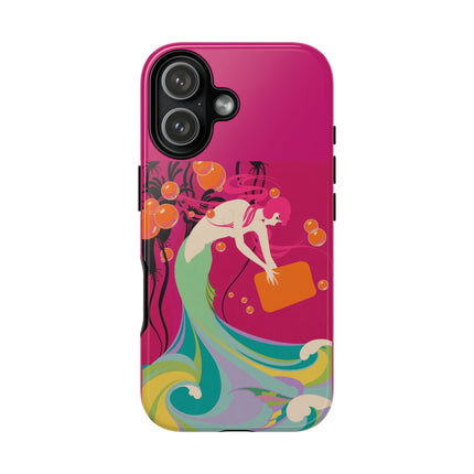 Mermaid Dive Phone Case – Vibrant Waves & Playful Elegance
