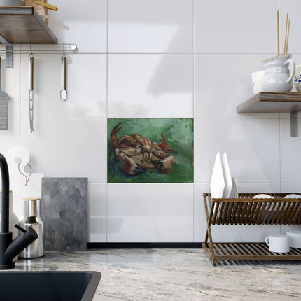 Crab on its Back by Vincent Van Gogh Ceramic Tile