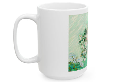 Roses by Vincent Van Gogh Ceramic Mug (11oz, 15oz)