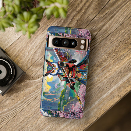 Cyberpunk Samurai Owl Phone Cases