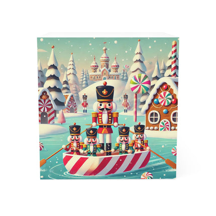 Nutcracker Candy-Striped Adventure Note Cube