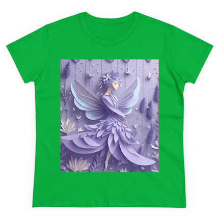 Lavender Fairy Women's Midweight Cotton Tee