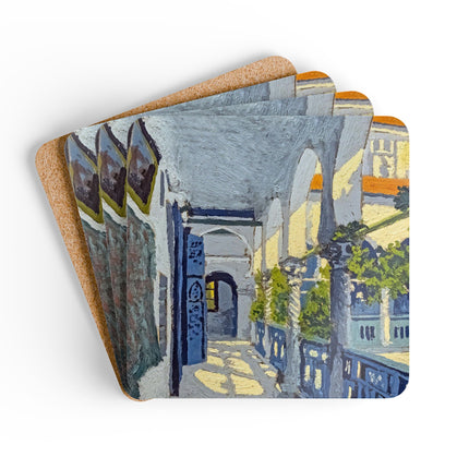Gallery of a Moroccan Riad by George Gaudion Corkwood Coaster Set