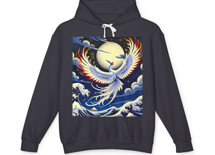Majestic White Crane Hoodie