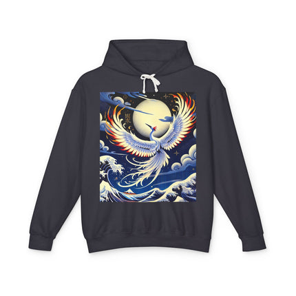 Majestic White Crane Hoodie