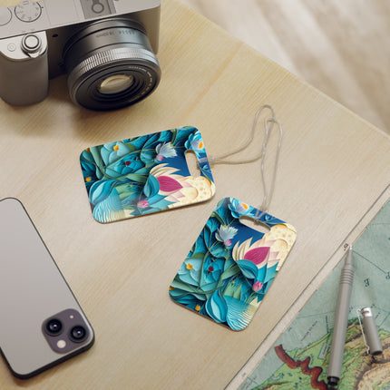 Ethereal Moonlit Lake Luggage Tags