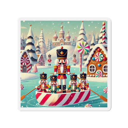 Nutcracker Candy-Striped Adventure Die-Cut Magnets (5 Sizes)