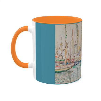 Groix by Paul Signac Colorful Mugs, 11oz