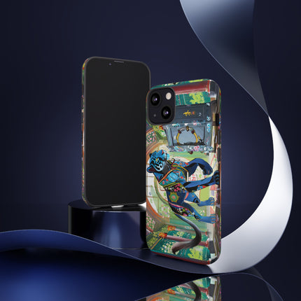 Cyber Panther's Hunt Phone Cases