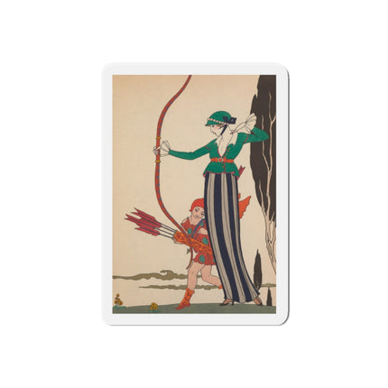 L'Arc Rouge by George Barbier Die-Cut Magnets (5 Sizes)