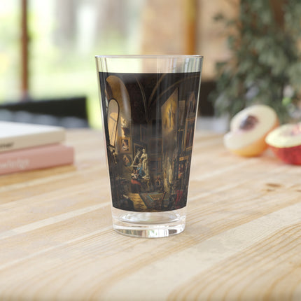 Raphael and his Muse in the Atelier by Vincenzo Abbati Glass, 16oz
