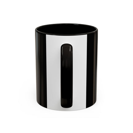 The Lady of Silver Umbrellas Colorful Mug (11oz, 15oz) – Art Deco Mystery, Elegant Fashion & Silver Dreamscape