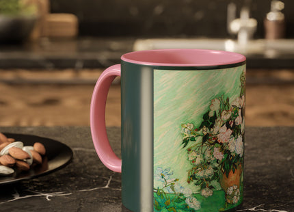 Roses by Vincent Van Gogh Colorful Mugs (11oz, 15oz)