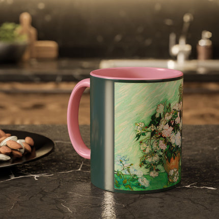Roses by Vincent Van Gogh Colorful Mugs (11oz, 15oz)