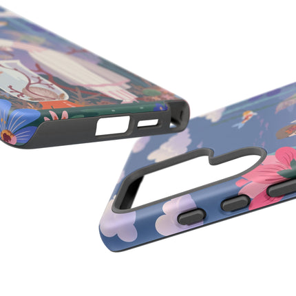🐠🌸 The Enchanted Aquarium Garden Phone Case – Art Deco Underwater Fantasy