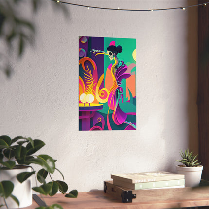 Dance of the Skeleton Ballerinas Fine Art Posters
