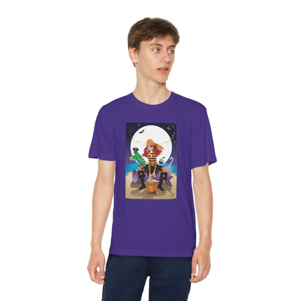 Moonlit Pirate Halloween Youth Competitor Tee