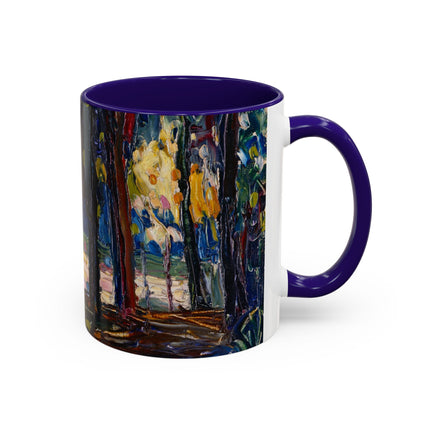 In the Park of St. Cloud by Wassily Kandinsky Colorful Mugs (11oz, 15oz)