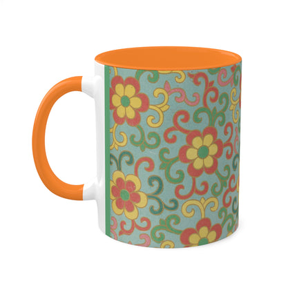 Examples of Chinese Ornament, Pl.09 by Owen Jones Colorful Mugs, 11oz