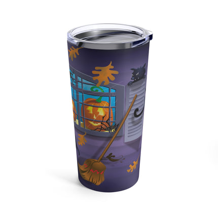 Whimsical Halloween Mischief Tumbler 20oz