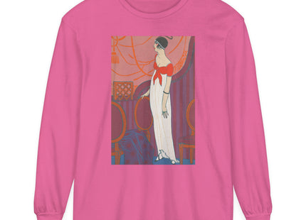L’Entracte by Georges Lepape Garment-dyed Long Sleeve T-Shirt