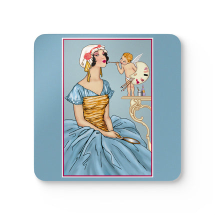 The Enchanting Painter Corkwood Coaster Set