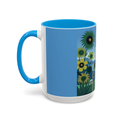 The Secret Language Of Flowers Colorful Mugs – Art Deco Botanical Elegance