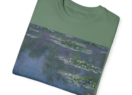 Water Lilies by Claude Monet Unisex Garment-Dyed T-shirt