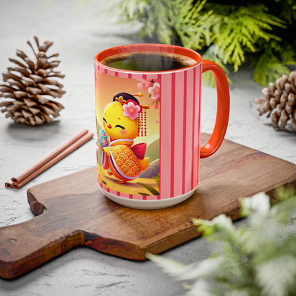 Whimsical Springtime Exchange Colorful Mugs (11oz, 15oz)