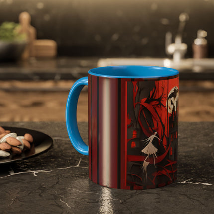 Halloween Night Scene Colorful Mugs (11oz, 15oz)
