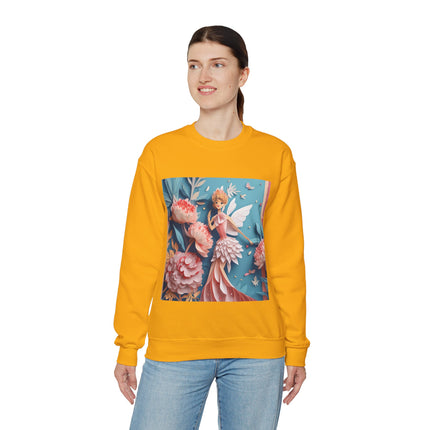 Peony Fairy Unisex Heavy Blend™ Crewneck Sweatshirt