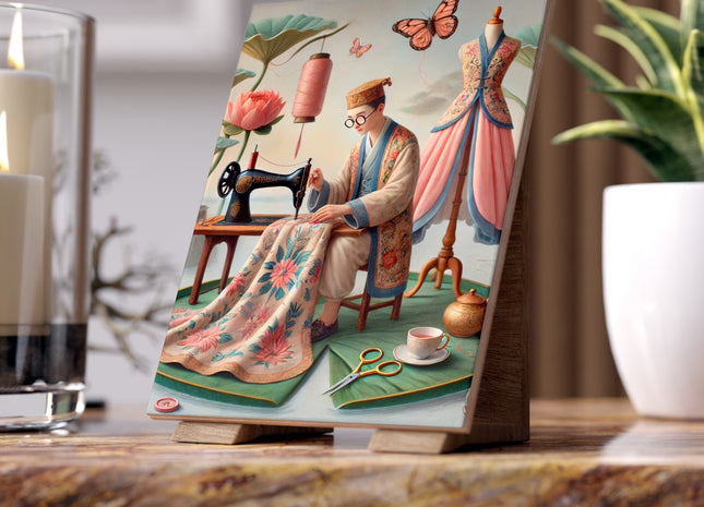 The Tailor’s Garden Ceramic Tile