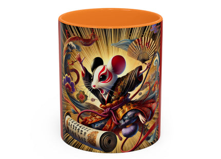 Theatrical Mouse on a Mission Colorful Mugs (11oz, 15oz)