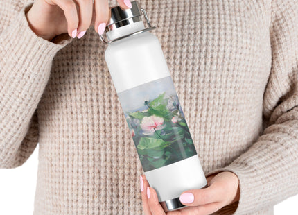 Water Lilies by Karl Hagemeister Copper Vacuum Insulated Bottle, 22oz