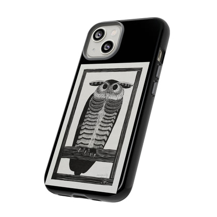 Horned Owl by Samuel Jessurun de Mesquita Phone Cases