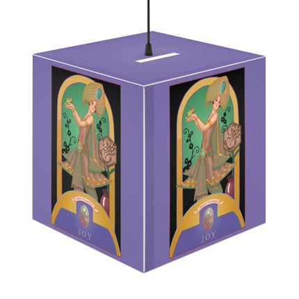 October & Opal, Tourmaline Zodiac Light Cube Lamp