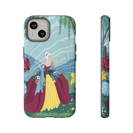 🌹🌿 The Willow Garden Promenade Phone Case – Art Deco Floral Elegance