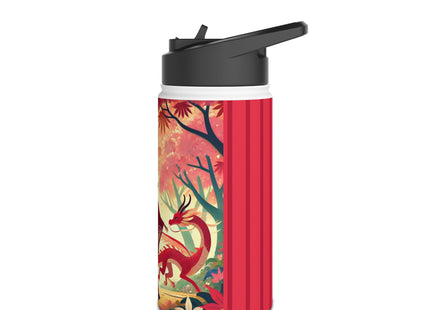 The Dragon Fairy’s Dance Stainless Steel Water Bottle, Standard Lid