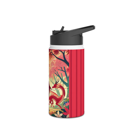 The Dragon Fairy’s Dance Stainless Steel Water Bottle, Standard Lid