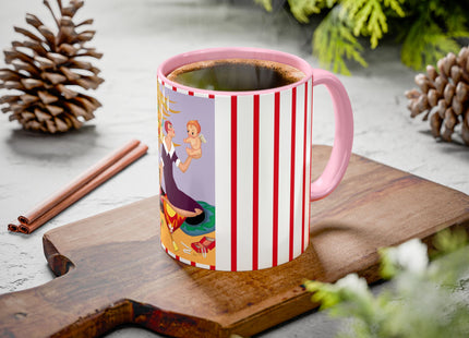 Art Deco Christmas Colorful Mugs (11oz, 15oz)