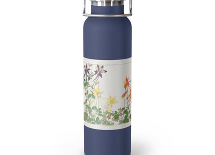 Aquilegia Flower by Tanigami Kônan Copper Vacuum Insulated Bottle, 22oz